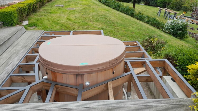 Terrasse lames en IPE