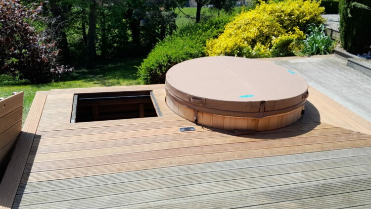Terrasse lames en IPE